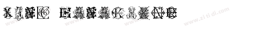 Vine Monograms字体转换